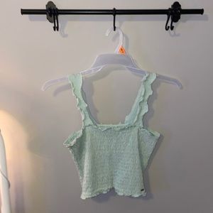 Hollister runched crop tank